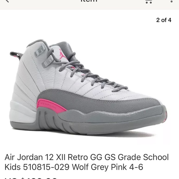 jordan retro 12 grade school size 6